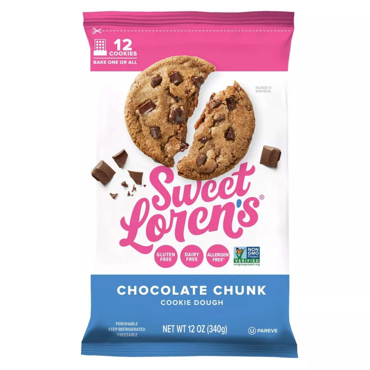 Gluten Free Vegan Chocolate Chunk Cookie Dough - 12oz