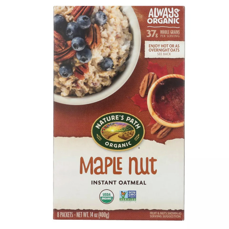 Maple Nut Instant Oatmeal 8pk - 14oz