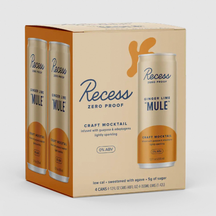 Zero Proof Ginger Lime Mule 4pk - 48FO