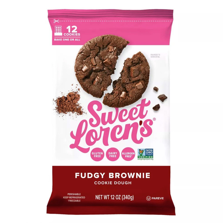 Gluten Free Vegan Fudgy Brownie Cookie Dough - 12oz