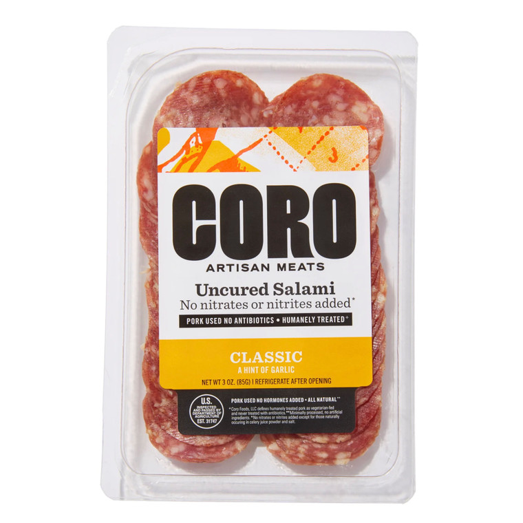 Classic Uncured Salami - 3oz Classic Uncured Salami - 3oz