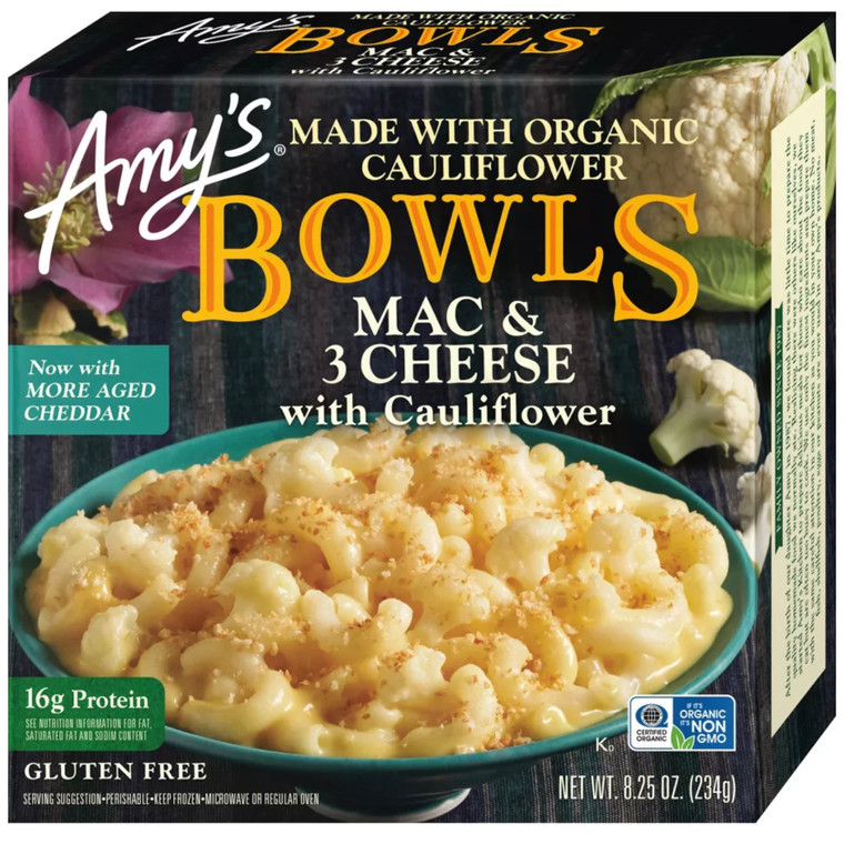 Frozen Mac & 3 Cheese with Cauliflower Bowl - 8.25oz
