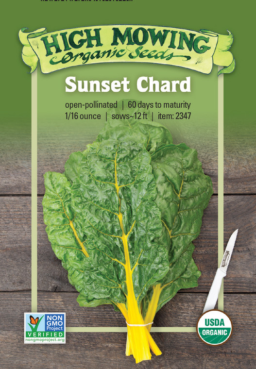 Sunset Chard Seeds - 1/16 OZ