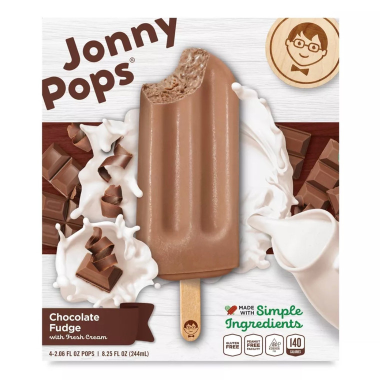 Dark Chocolate & Cream Frozen Bars 4ct - 8.25oz