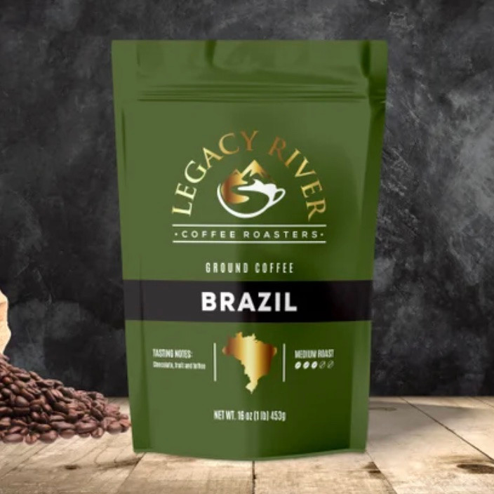 Brazil Medium Roast Ground Coffee - 16oz