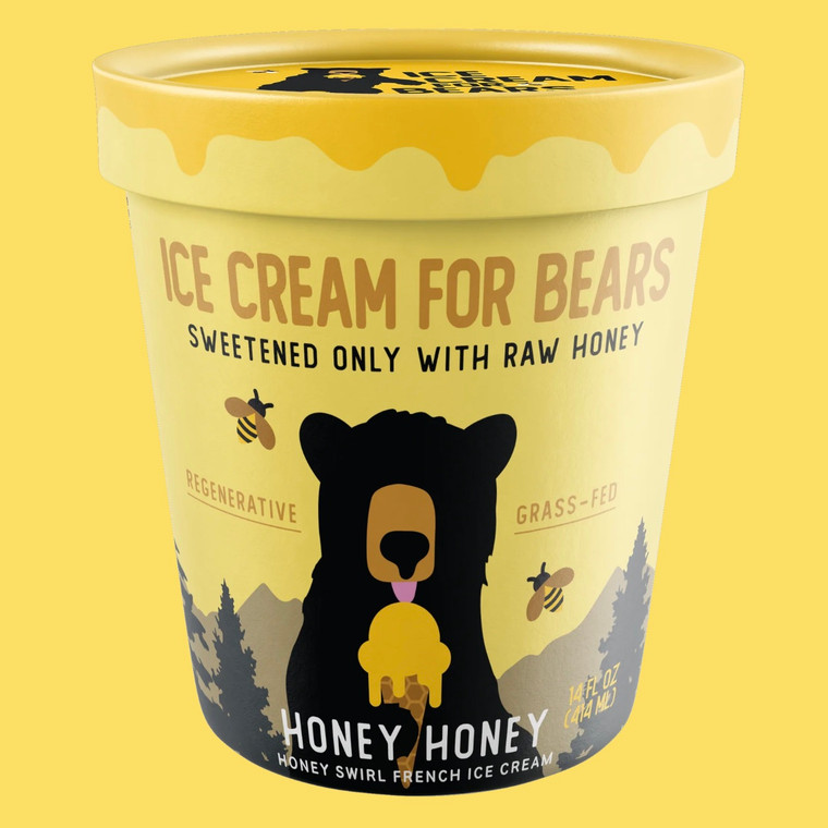 Honey Swirl Ice Cream Pint - 14oz
