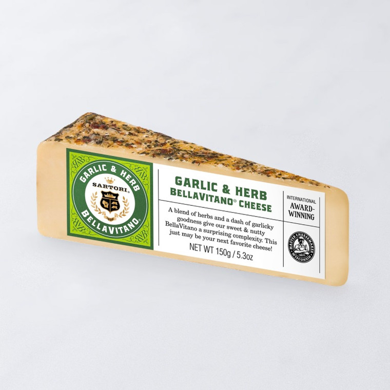 Garlic and Herb BellaVitano Cheese Wedge - 5.3oz