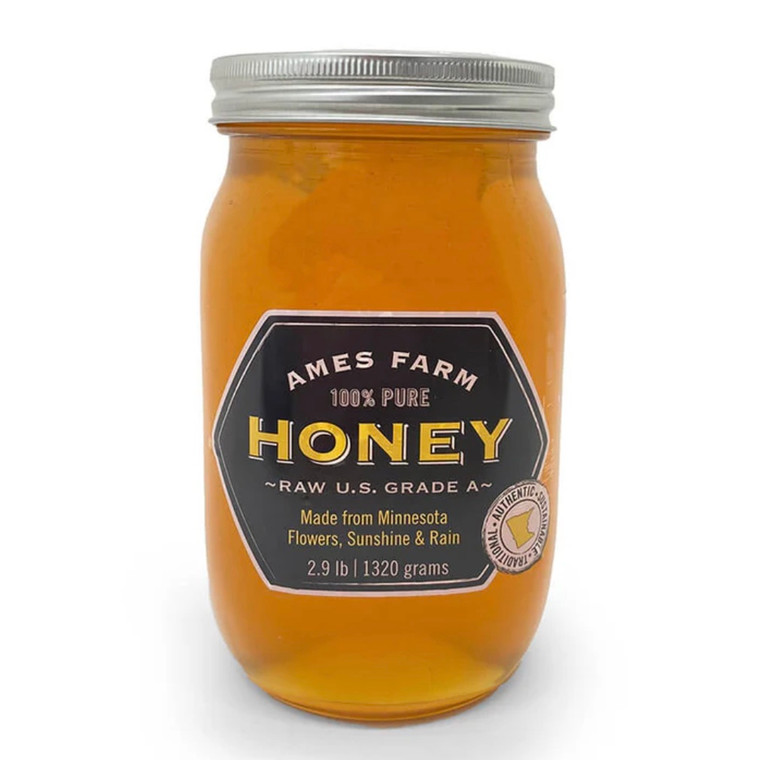 Raw Wildflower Honey - 1qt Glass