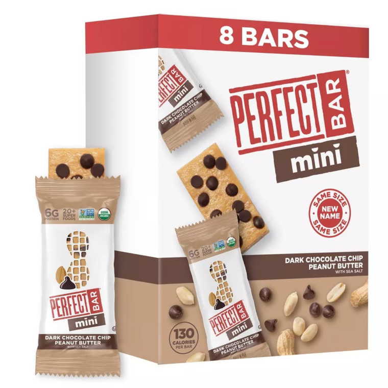 Dark Chocolate Chip Peanut Butter Snack Size Protein Bars 8ct - 7oz