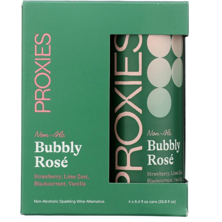 Bubbly NA Rose 4pk - 33.8fl oz Bubbly NA Rose 4pk - 33.8fl oz