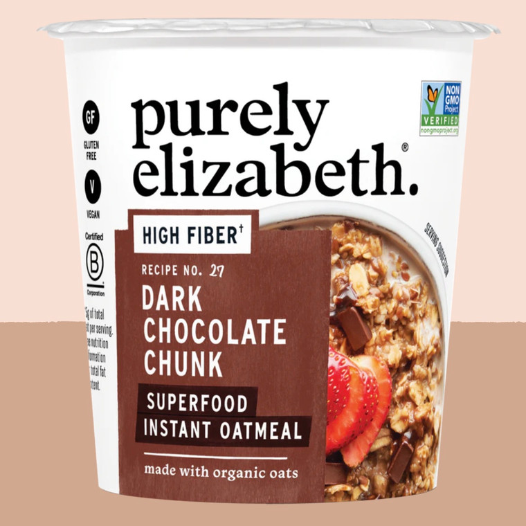 Dark Chocolate Chunk Instant Oatmeal Cup - 2oz