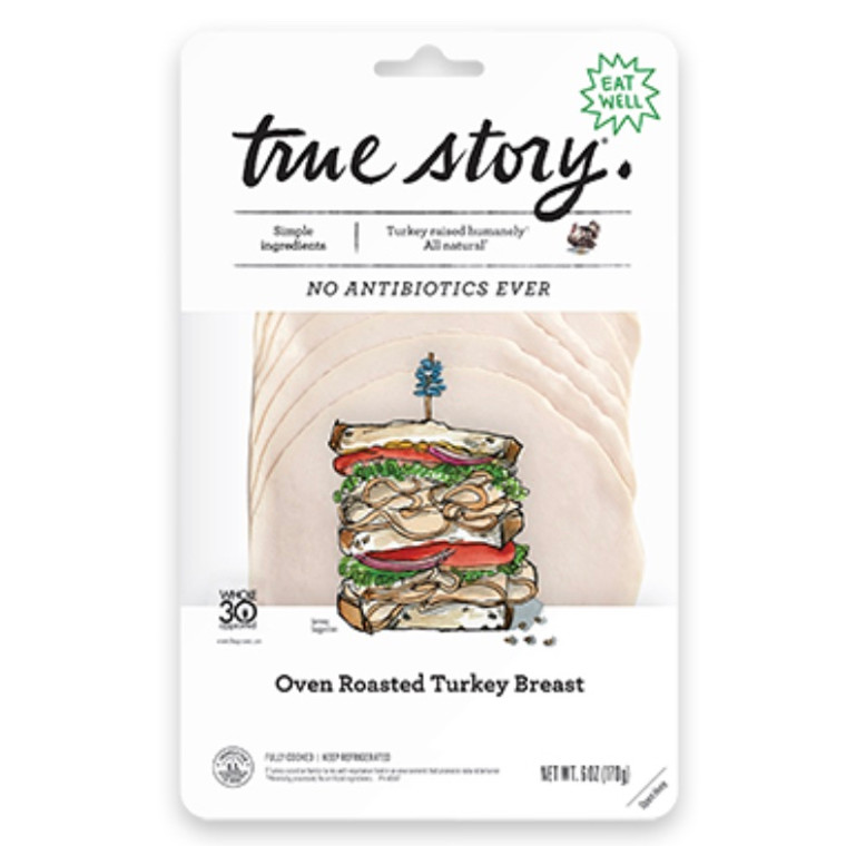 Sliced Oven Roasted Turkey Breast - 6oz