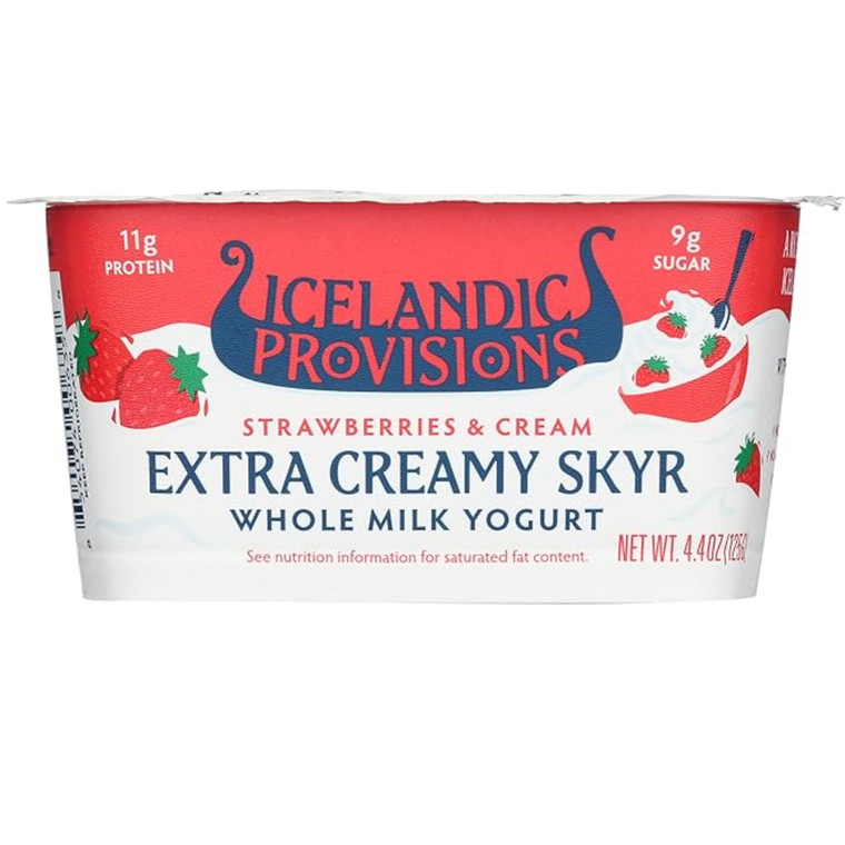 Strawberries & Cream Skyr Yogurt - 5.3oz