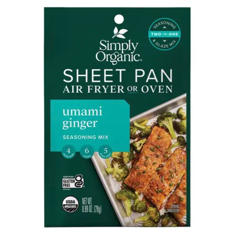 Sheet Pan Seasoning, Umami Ginger - .99oz Sheet Pan Seasoning, Umami Ginger - .99oz
