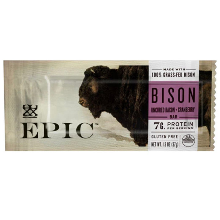 Bison Bacon Cranberry Bar - 1.3oz