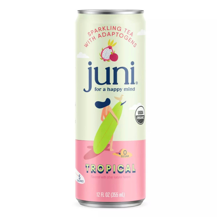 Tropical Adaptogenic Sparkling Tea - 12fl oz