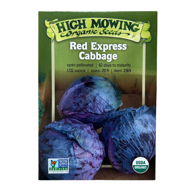 Red Express Cabbage Seeds- 1/32oz
