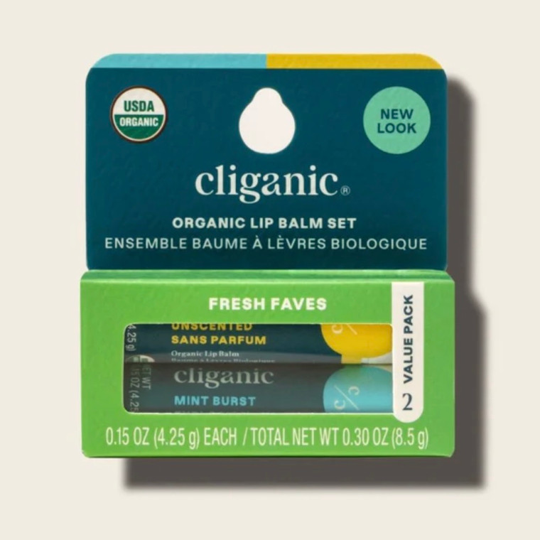 Fresh Faves Organic Lip Balm Set - 2ct