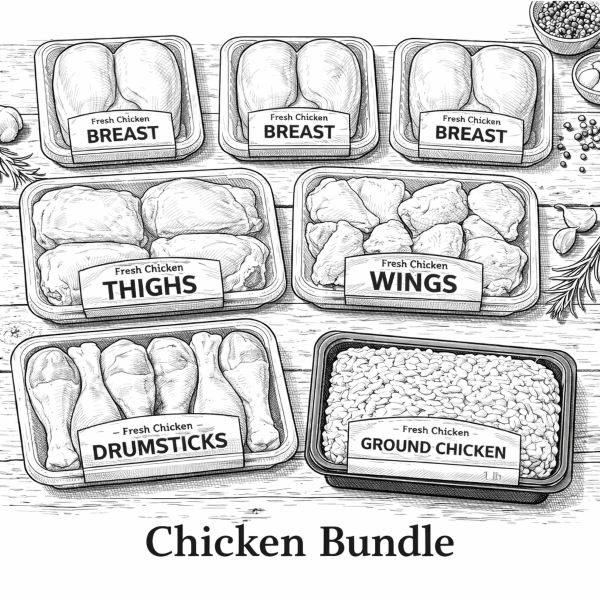 3 chickens worth of cuts
