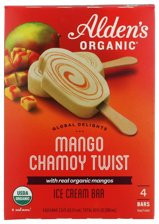Mango Chamoy Twist Ice Cream Bars - 10 oz