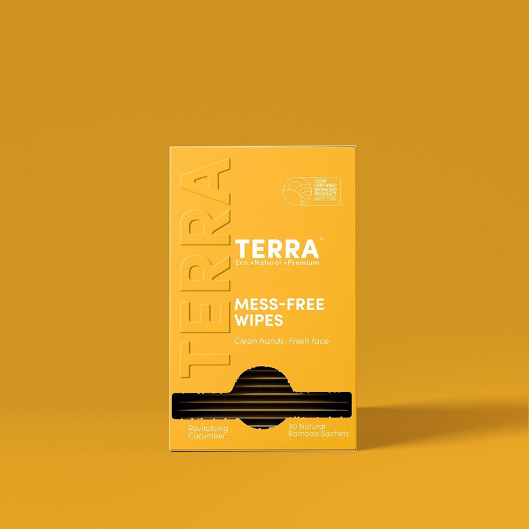 Terra Mess Free Wipes - 30 ct