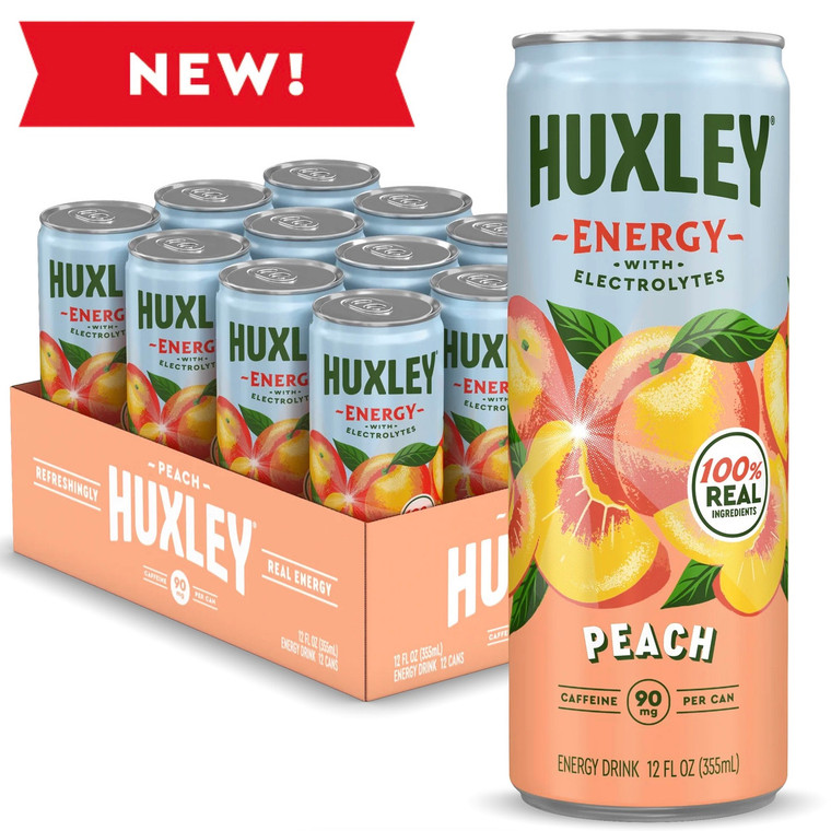 Peach Energy Drink - 12fl oz
