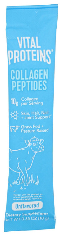 Unflavored Collagen Peptides Stick Pack - 0.35 oz