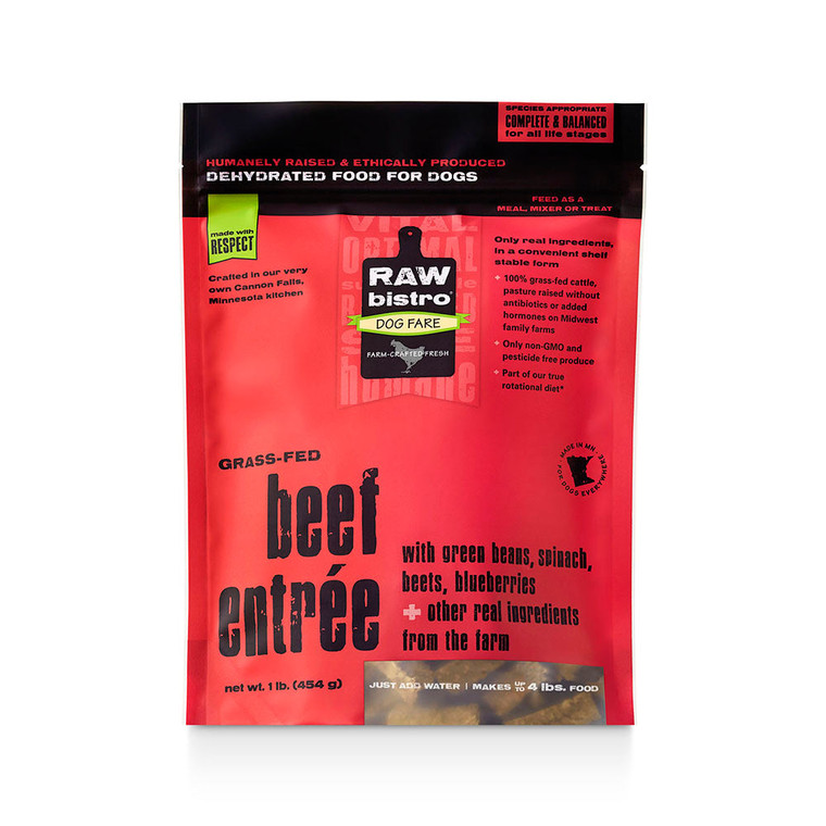 Dehydrated Beef Entree for Dogs - 1 lb