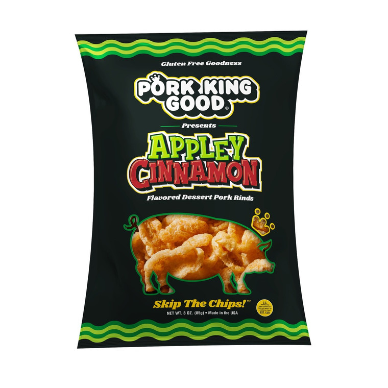 Appley Cinnamon Pork Rinds - 3 oz