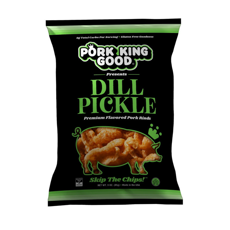 Dill Pickle Pork Rinds - 3 oz