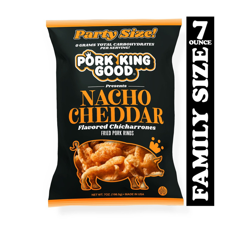 Nacho Cheddar Pork Rinds - 7 oz