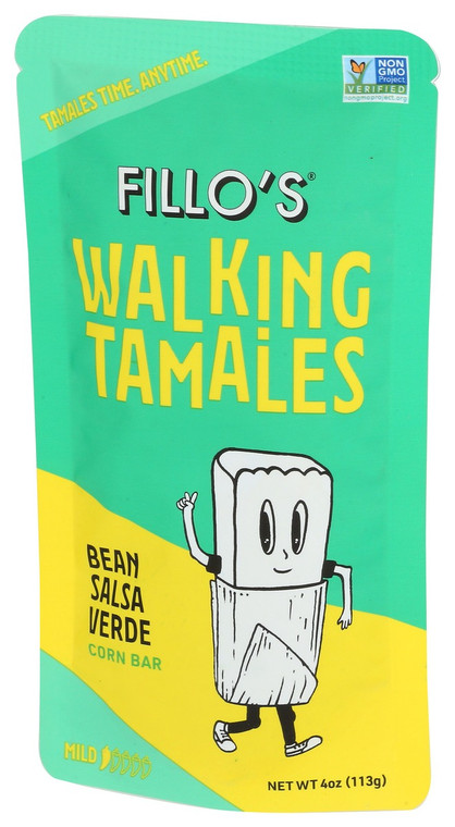 Bean Salsa Verde Walking Tamale - 4 oz