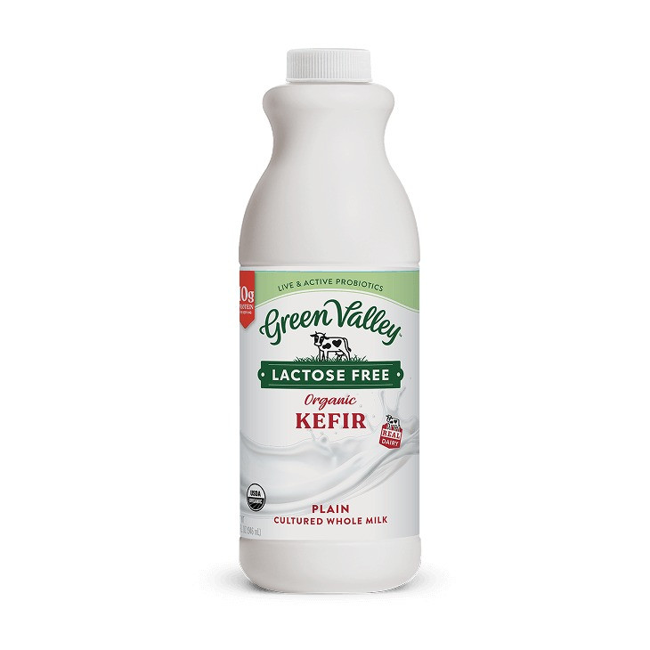 Lactose-Free Plain Whole Milk Kefir - 32 fl oz