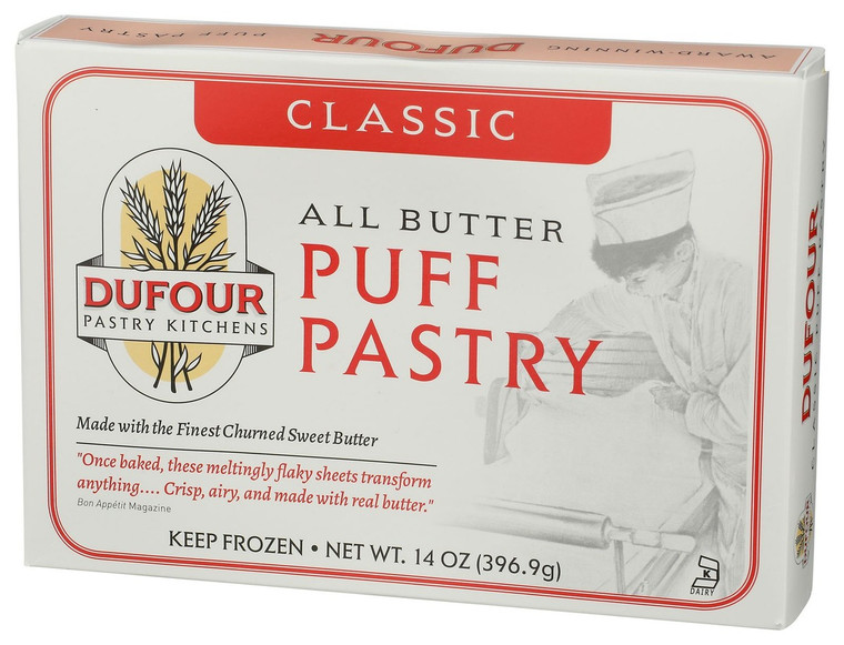 All-Butter Puff Pastry Dough - 14 oz