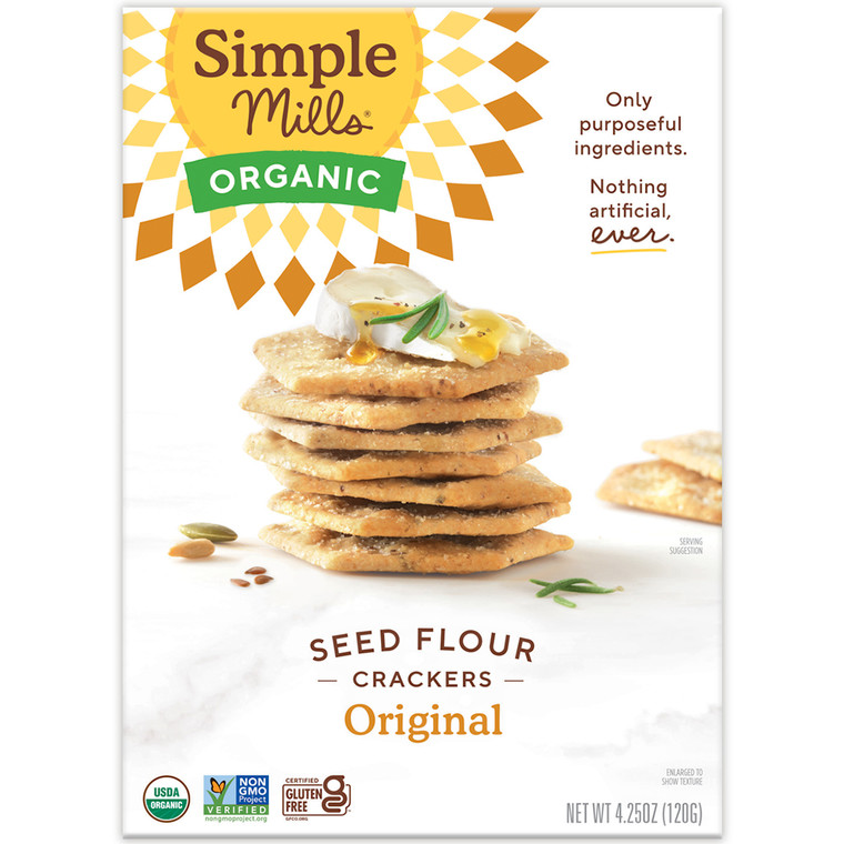 Original Organic Seed Flour Crackers - 4.25oz