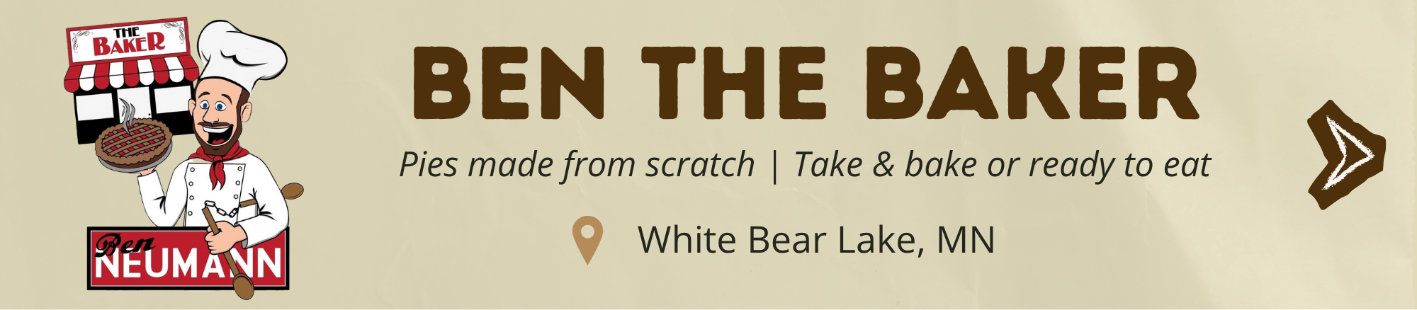 pies, baking, ben the baker, white bear lake, Minnesota, local, handmade, holiday