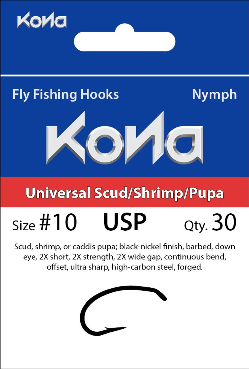 Kona UDF Dry Fly Hooks Size 16 -30pc | Mayfly Fishing Co.
