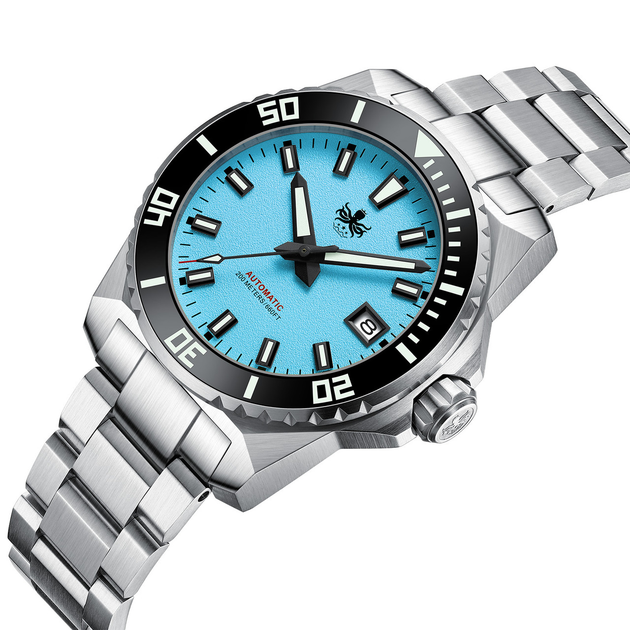 PHOIBOS LEVIATHAN 200M Automatic Diver Watch PY050B Blue