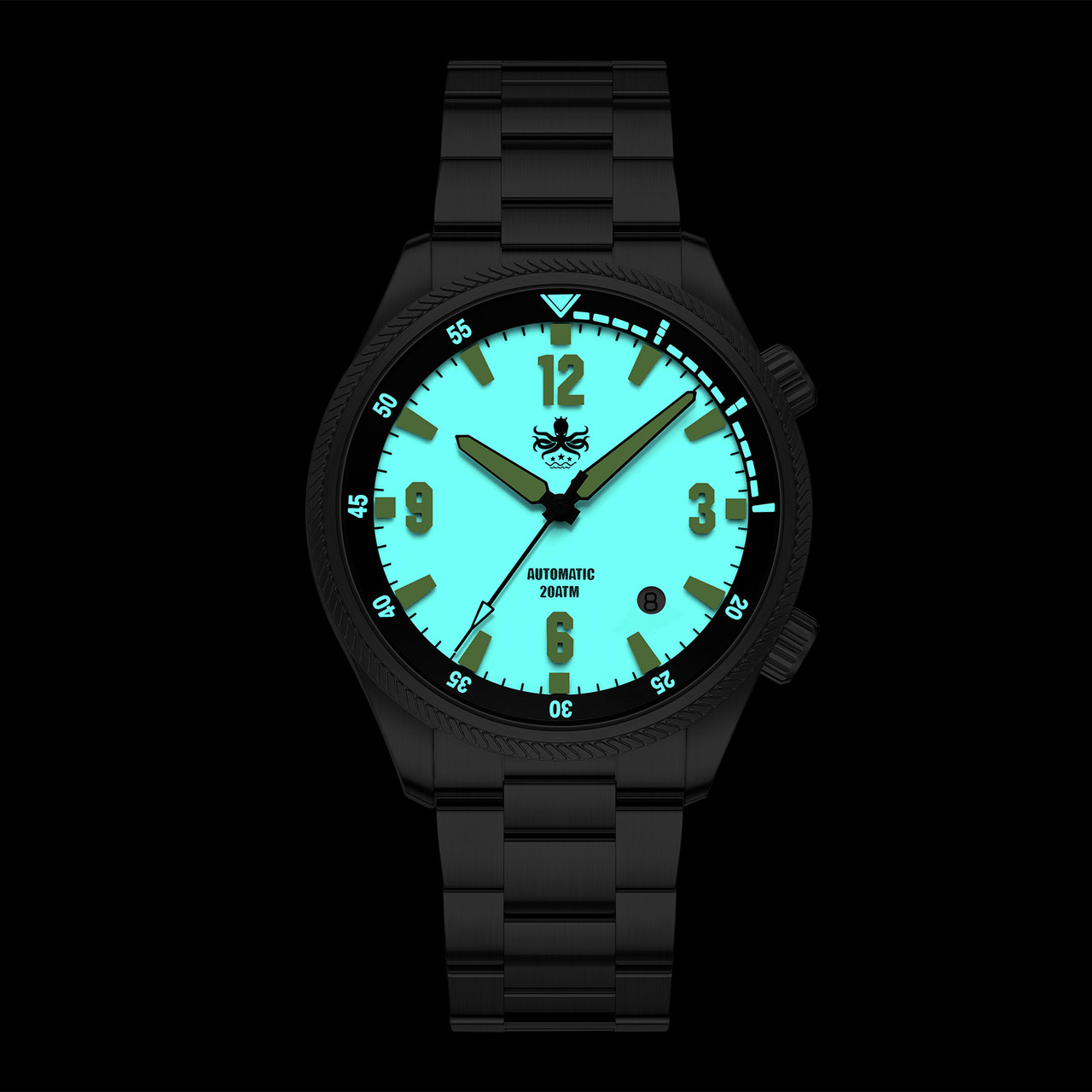PHOIBOS Storm Corsair 200M Automatic Diver Watch PY063E White