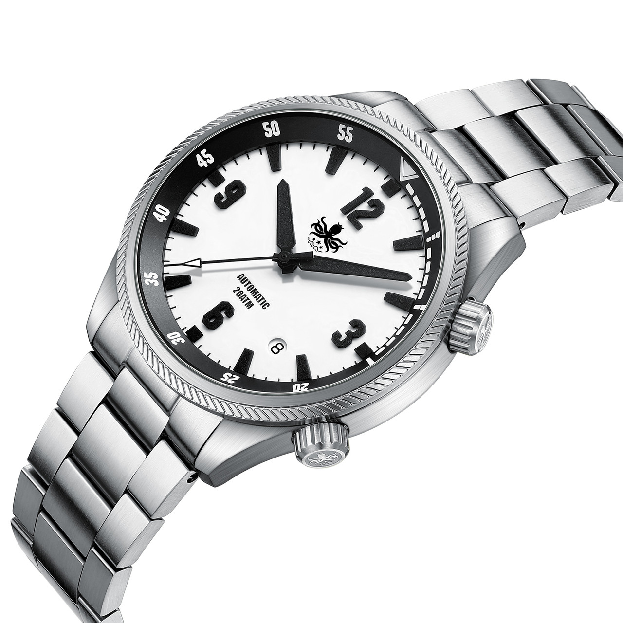 PHOIBOS Storm Corsair 200M Automatic Diver Watch PY063E White