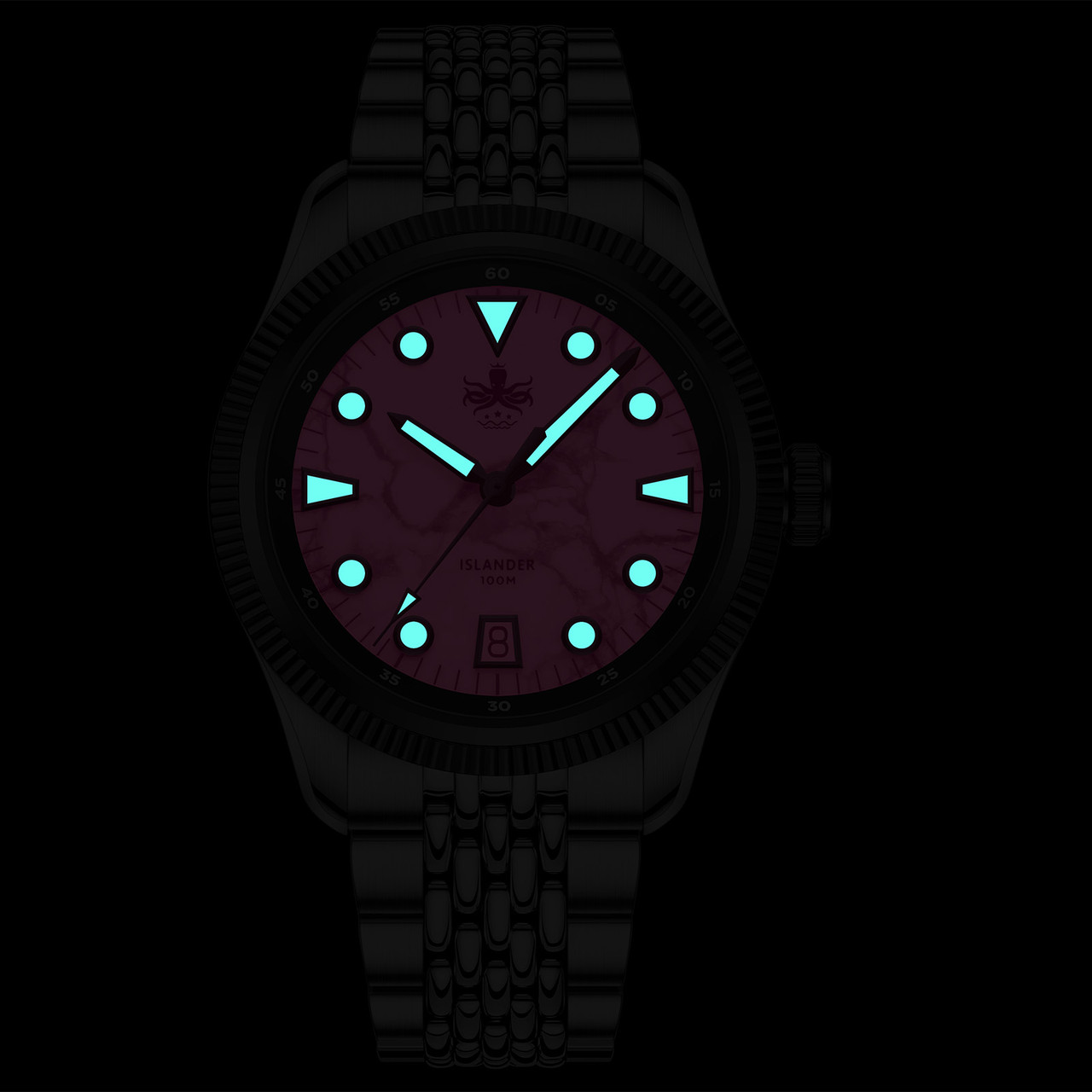Daniel&Bob PIPPO 【EDIFICE 別注】 PHOIBOS Delphinus 100M Automatic Watch PY066A Green Jade