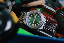 PHOIBOS KRAKEN 300M Automatic Dive Watch PY033A Green