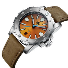  PHOIBOS GREAT WALL 300M Automatic Diver Watch PY045D Orange