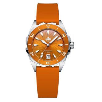 PHOIBOS SEA NYMPH 300M Quartz Lady Diver Watch PX021B Blue