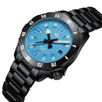 PHOIBOS APOLLO DLC 200M Automatic Diver Watch PY056CX Black