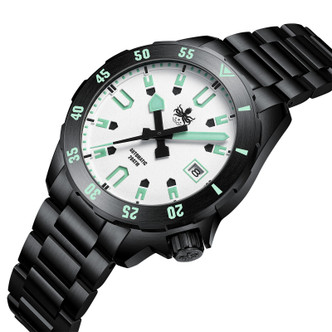 PHOIBOS APOLLO DLC 200M Automatic Diver Watch PY056BX Blue