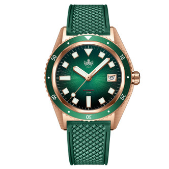 PHOIBOS Argo Bronze 200M Automatic Diver Watch PY057B Spiral