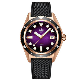 PHOIBOS Argo Bronze 200M Automatic Diver Watch PY057B Spiral