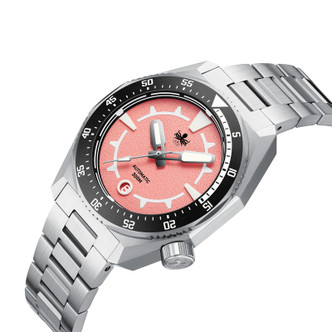 PHOIBOS Depth Hunter 300M Automatic Diver Watch PY060F Pink