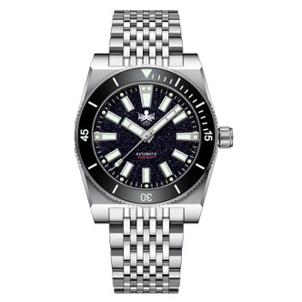 PHOIBOS Narwhal 200M Automatic Diver Watch PY061F Orange Agate